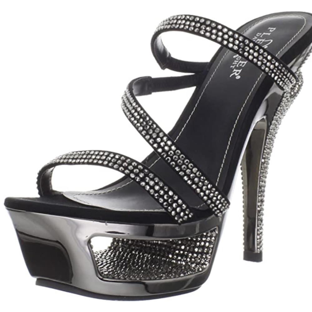 Pleaser Women's Deluxe-603/BS Sandal